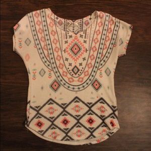 Gaze USA crochet patterned shirt